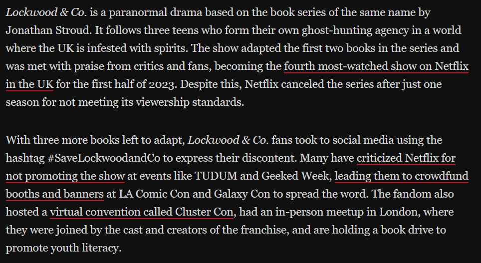 So honored ClusterCon was mentioned in an article highlighting this fandom's numerous accomplishments! Thank you, @maddienotdoctor, for writing such a beautiful piece that shows how dedicated & passionate LockNation remains while still fighting to save our show.