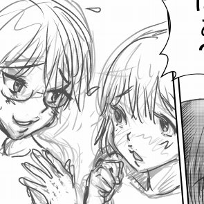 今週末2コマしか描いてませんっ💦
しかも2コマ目は下描きまでしか😱
でも山散歩もできたし、落書きにハマって方言調べたり、面白い動画みたりでそれはそれで充実してたのでいいかっ😅

チャコ「ど、どーしよ?この中の人本当に完成させられるのかな?」
ユン「ま、まあ大丈夫じゃない・・・多分」 