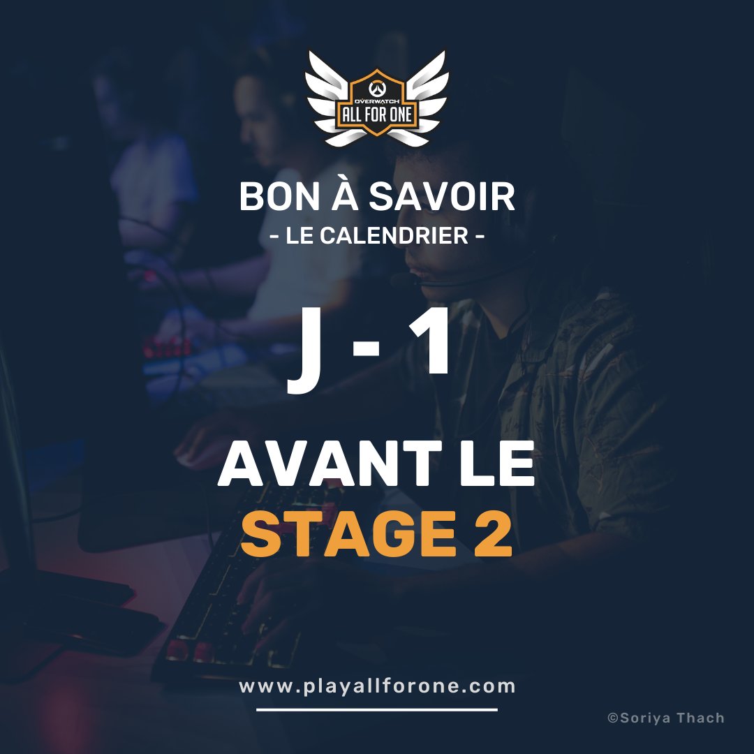 ⚔ Soldats⚔️

Préparez votre paquetage ! Demain, vous partez au combat.

🎯Objectif de mission : le stage 2 de la All For One.
Quand : dès demain.
Mission secondaire : montrer que ce "dead game" est génial.

#OAFO7