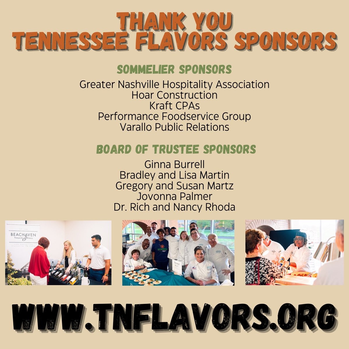 Last day to get early-bird pricing. Get your tickets - event.gives/tnflavors24! 
 
#TNFlavors #NashvilleState #NashvilleEvents #FoodandBeverageEvent