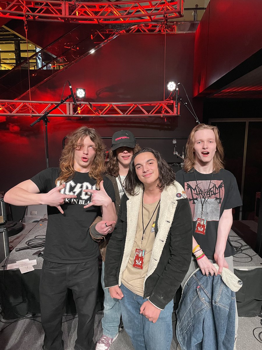 HSRockOff's tweet photo. Round Three is in. the. bag. 🙌 Another weekend of semi-finalists heading to the Final Exam!

Tusk - Aurora, Normandy, North Royalton, Kirktland
Ecstasy- Normandy, Brunswick, Old Brooke
Screams of Sanity - Chippewa, Wadsworth, Hudson
The Band Henna - Statesville, NC https://t.co/prbIbUEMaY
