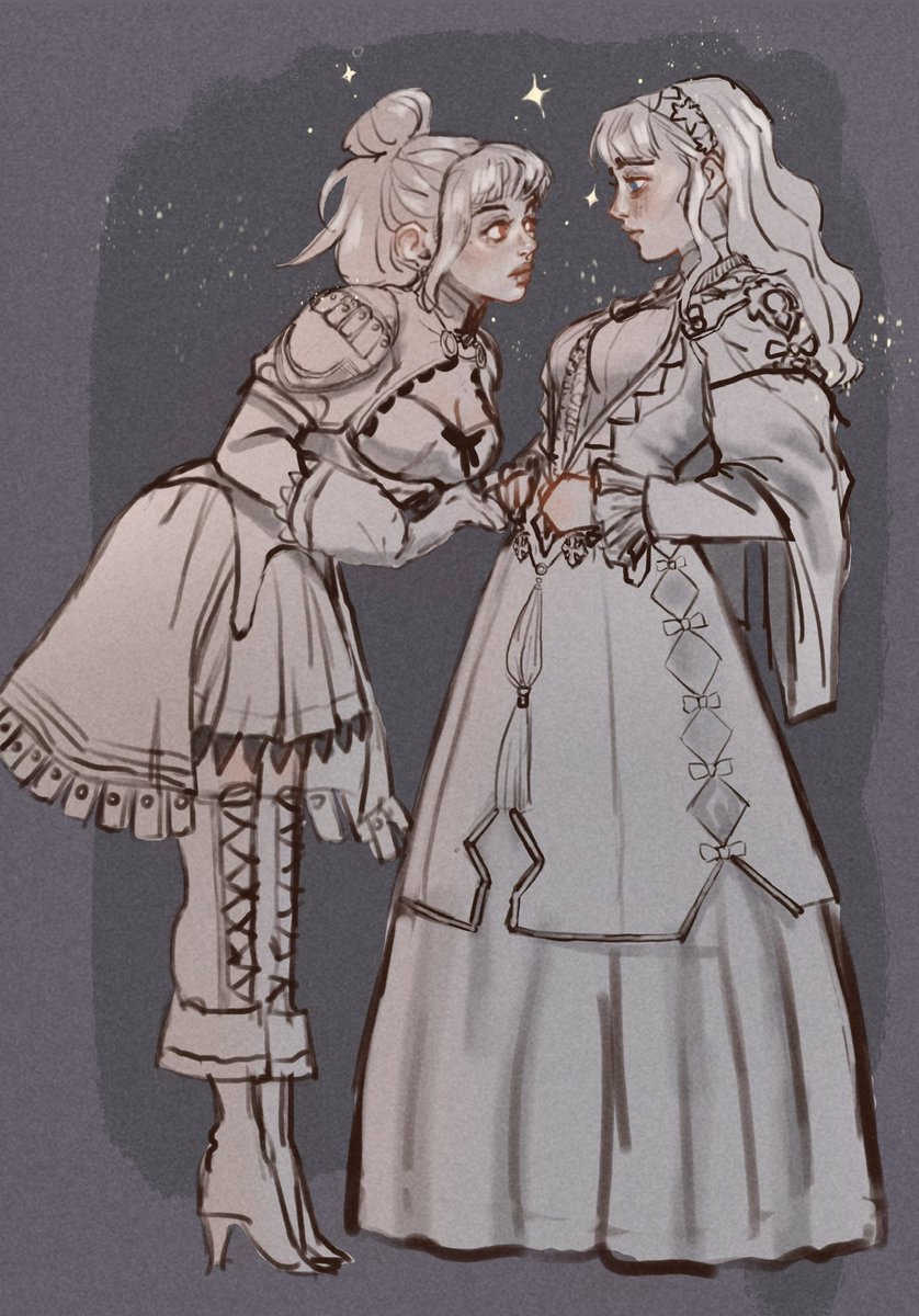 👭❤️
#FE3H #Procreate #Hilda #marianne
