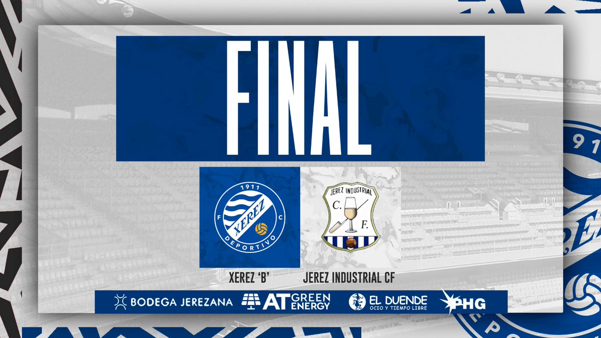 90' ⏱️⚽ | 2️⃣-1️⃣ | ¡¡FINAAAAAAL!!

➕3️⃣ ¡Victoria del #XerezB en el derbi en La Granja!

💙🤍 #XerezBJerezIndustrial ⚪⚫