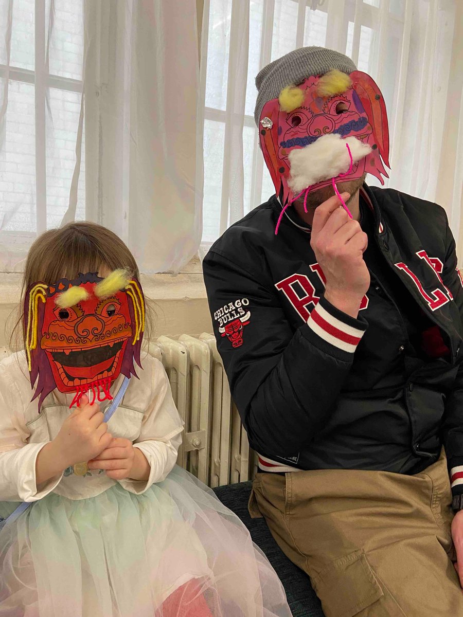 Awesome masks created by our young visitors today 🙌  #LNYBristol #LNY2024 #CNY2024 #ChineseNewYear