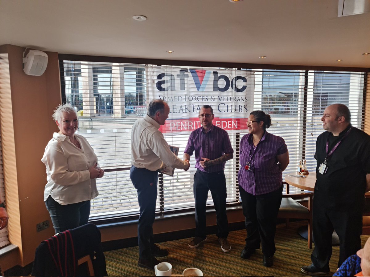 Today we were honored to host Alexander Scott the <a href="/LLCumbria/">Cumbria Lieutenancy</a>. The group was thrilled to meet him, and he was delighted to meet the diverse group of 23 veterans in attendance. 1/3