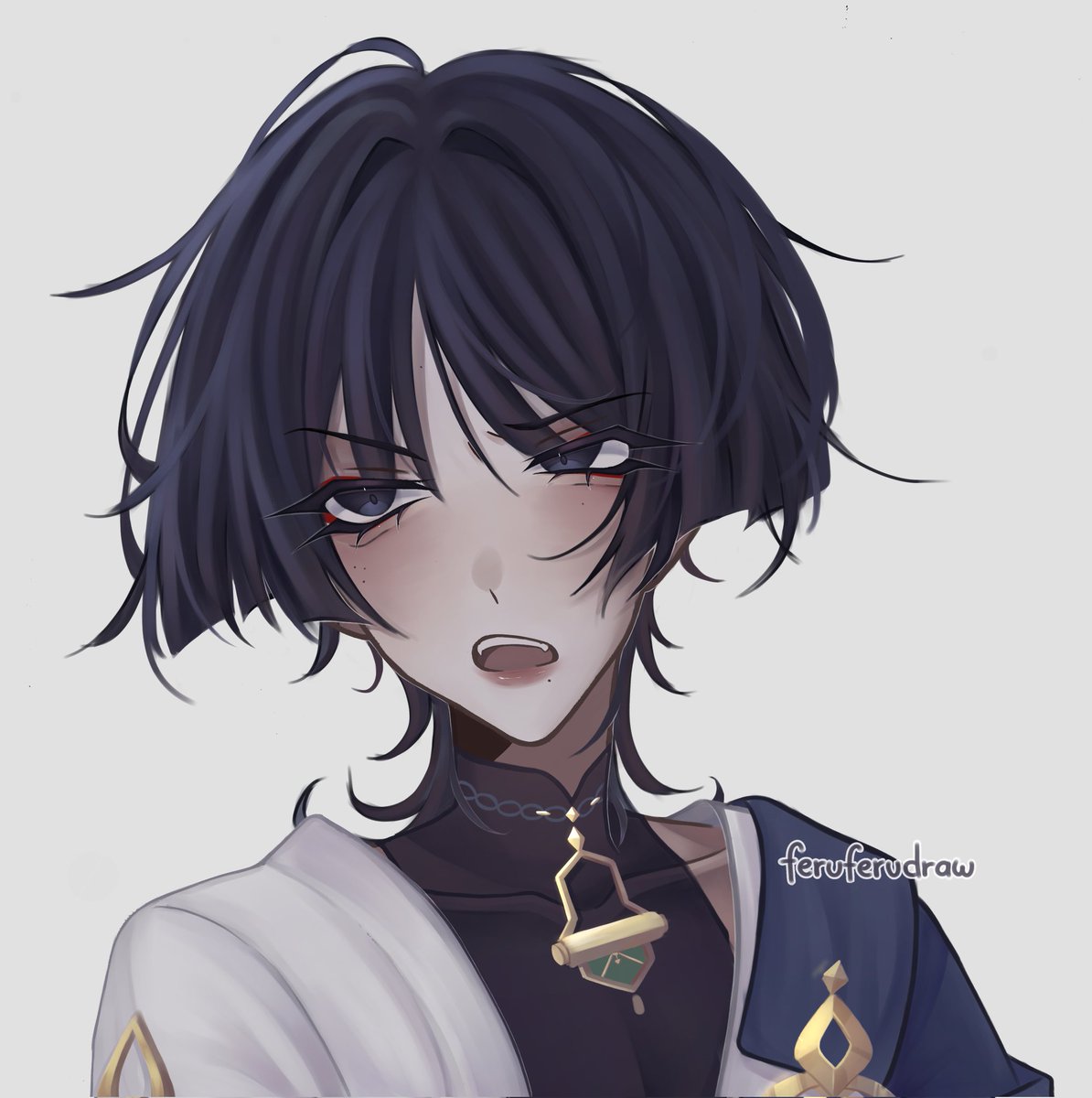 feruferudraw's tweet photo. 😾 

#原神 #genshinimpact #wanderer #scaramouche https://t.co/oQrY7yb0il