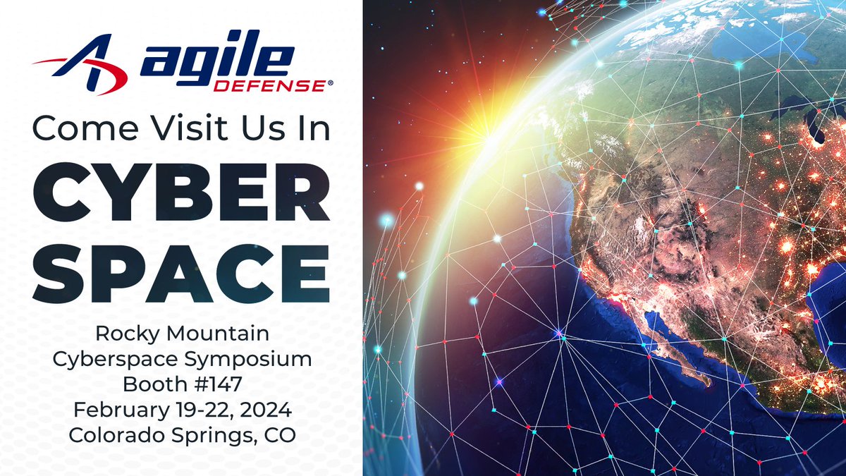 It starts tomorrow! Visit us at Booth #147 to talk all things cyber, our unique Cyber Fusion Center methods, and learn about our STIG automation tool, DuroSuite. Learn more &gt;&gt; Agile-Defense.Com. 

#RMCS2024 #Cyber #AgileAdvantage
