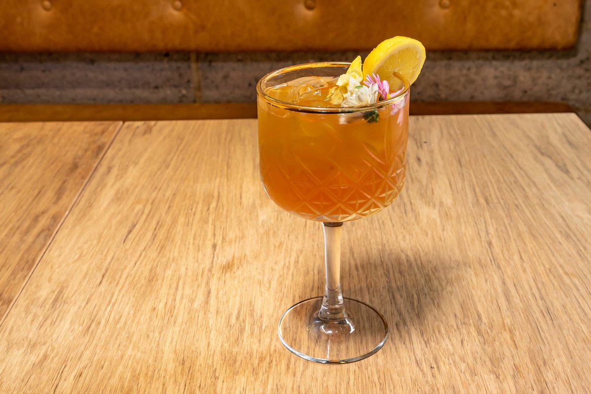 Refreshing, unique, and a bestseller! Try Wolfy's Bar's Kalahari Katy's Rooibos Punch - a tantalizing blend of rooibos tea, peach juice, vodka, and more. Perfect iced or frozen! #RooibosPunch #RefreshingDrinks #WolfysBar 🐺 linktr.ee/wolfysbar
