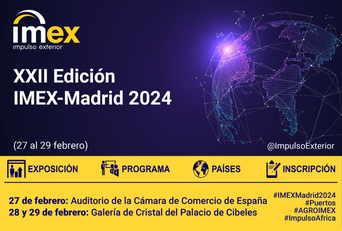 ImpulsoExterior's tweet photo. #IMEXMadrid2024 | ¿ Sabes cómo puede ayudarte @ArgosConsulting a que tu salida a nuevos mercados sea un éxito?
Vístalos los días 28 y 29 de febrero y te ayudarán a que tu empresa sea más competitiva.
Apúntate ya en 👉  https://t.co/1AddBNpcQK https://t.co/lVP7tWjLxb
