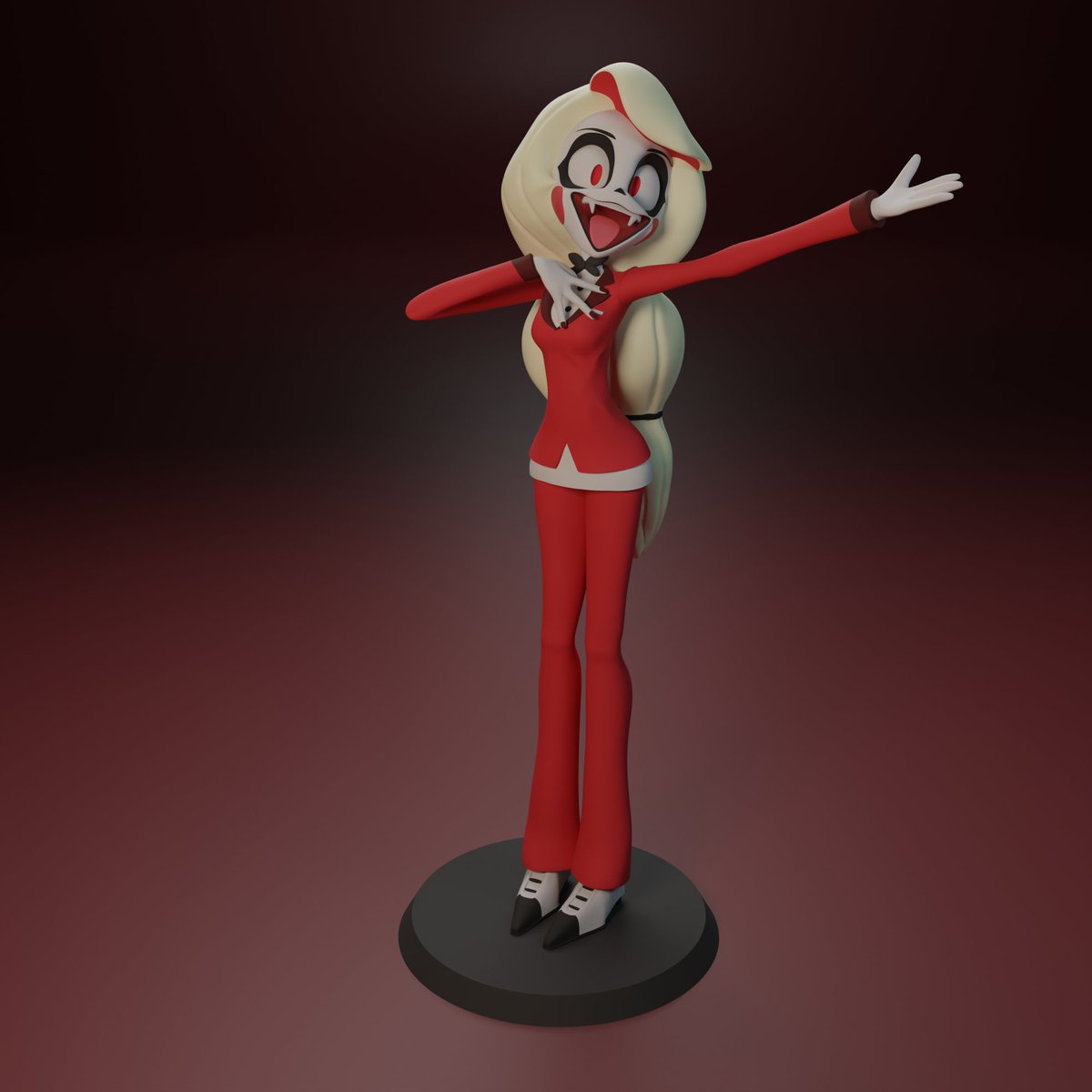 FunserviceStl's tweet photo. Charlie Morningstar from Hazbin Hotel for 3d print by https://t.co/70g6PjNzWx #stl #waifu #3Dprinting #3dprinter #3d #3DModel #Figures #sculpture #patreon #cute #girl #fanservice #funservice #HazbinHotel #HazbinHotelFanart #HazbinHotelCharlie #CharlieMorningstar https://t.co/n8rnWxrrIY