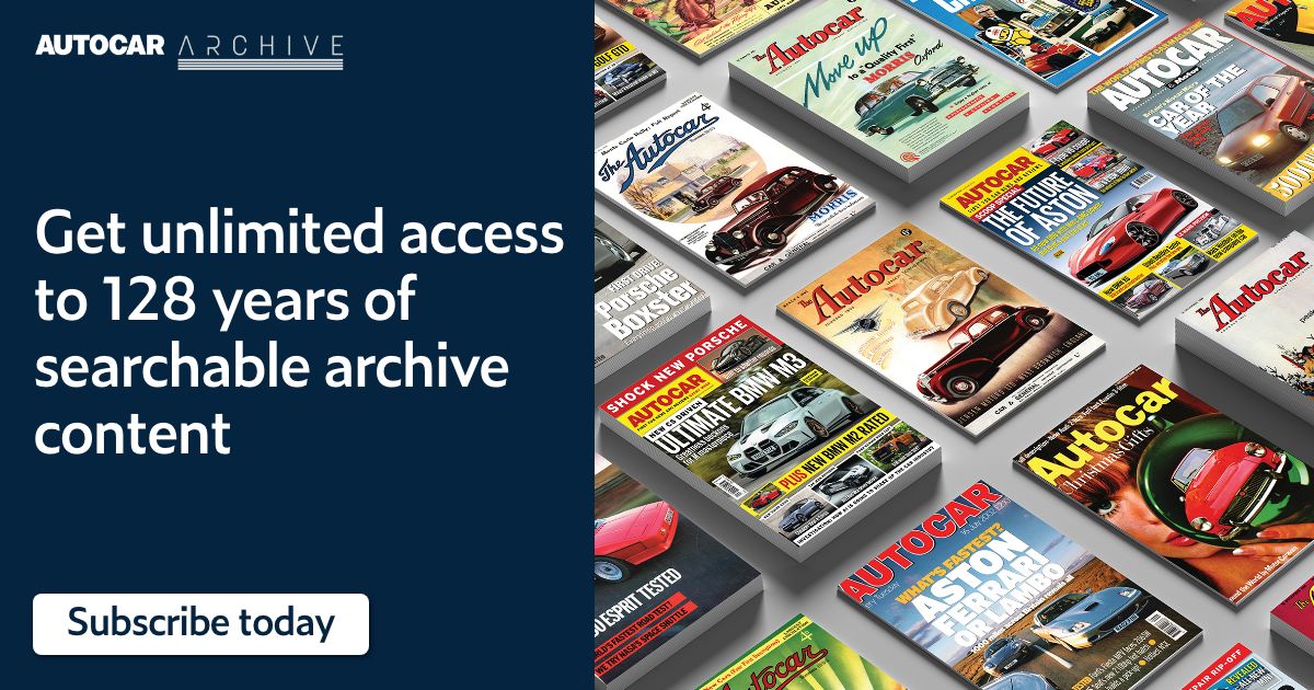 autocar's tweet photo. The #AutocarArchive is now LIVE!
For almost 130 years, Autocar has been at the forefront of automotive journalism β and now you can have our history at your fingertips π° https://t.co/7wXe9Famrp https://t.co/je1vwAbKSc