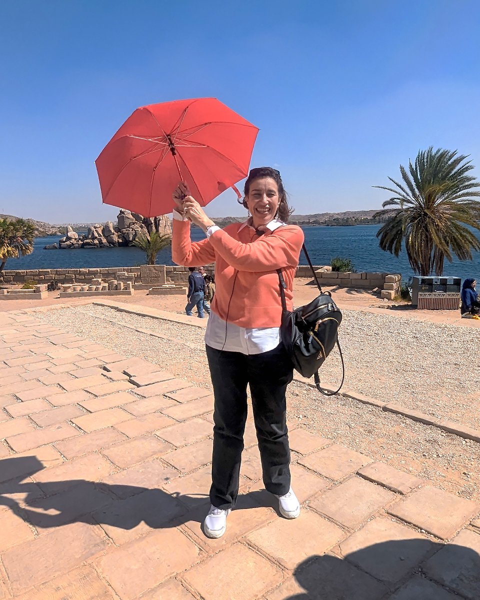 goaheadtours's tweet photo. “Tour Director Hala became our family member,” said traveler Eileen. Shop our Egypt tours for the chance to travel with Hala yourself: https://t.co/cSPINNRZpm #Egypt #TourDirector #TravelDestinations #TravelGuided #GoGuided #GroupTrip #NileRiver https://t.co/TOIxzhC24S