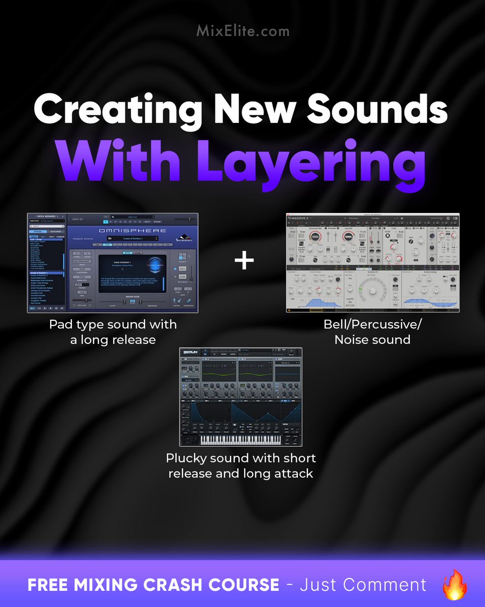 theMixElite's tweet photo. Free Mixing Crash Course π https://t.co/yCsKR4Yisc
Yo, wanna make your tracks slap harder? Peep this.
#musicproducer #beatmaking #layering #musicproductiontips #homestudio #beats #producerlife #mixingandmastering #audioproduction #sounddesign #productiontricks https://t.co/oSAi6OVLyE