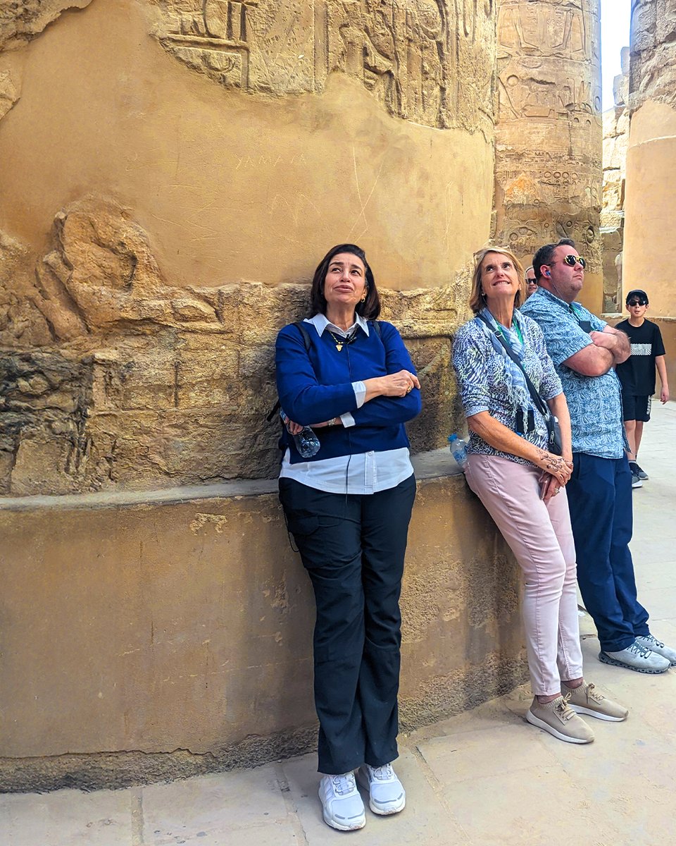 goaheadtours's tweet photo. “Tour Director Hala became our family member,” said traveler Eileen. Shop our Egypt tours for the chance to travel with Hala yourself: https://t.co/cSPINNRZpm #Egypt #TourDirector #TravelDestinations #TravelGuided #GoGuided #GroupTrip #NileRiver https://t.co/TOIxzhC24S
