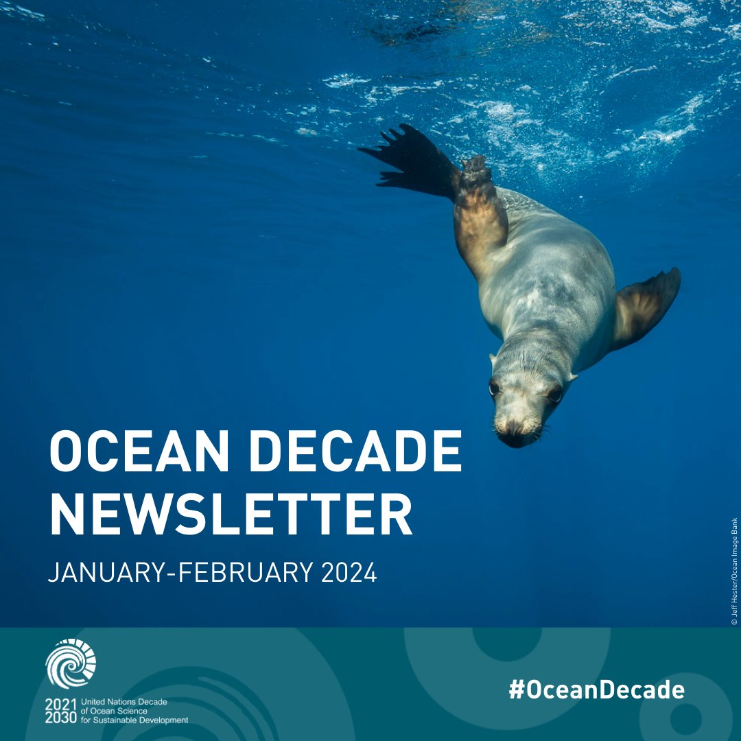 Our first #OceanDecade newsletter of 2024 is out! In this edition, you'll find all the latest info about the 2024 Ocean Decade Conference in Barcelona this April, the latest updates from our Decade Actions and partners, and much more! Read and subscribe: ow.ly/ykEq50QCKgV