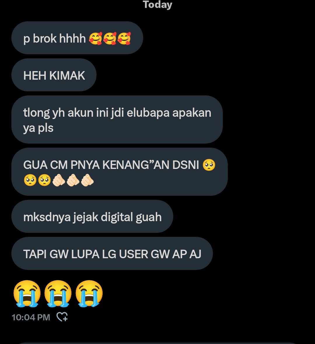 bru jg balik udh dikatin gua monyett emang