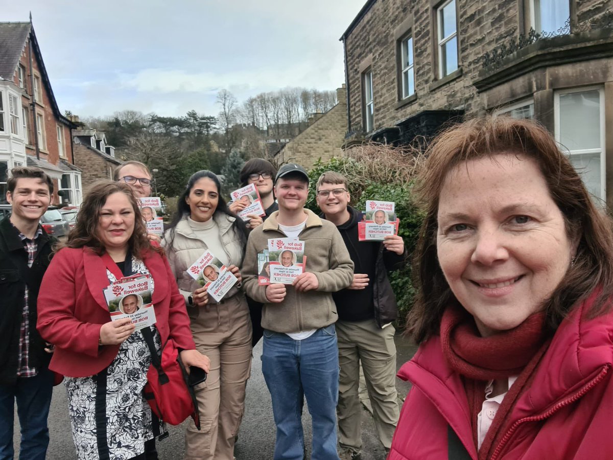 ClaireWard4EM's tweet photo. I’ve had a great time with @EastMidsYL, campaigning in Derbyshire Dales for the Bakewell county council by-election! Some really interesting and encouraging conversations about the East Midlands mayoralty too. https://t.co/wJrN8WjXwI