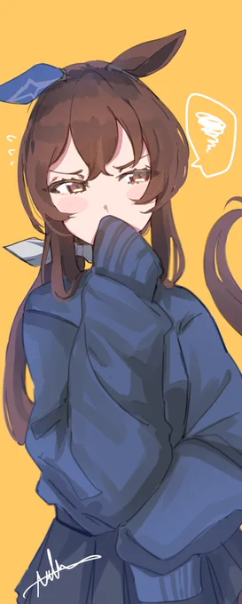 ワンドロテレ顔アドマイヤベガさん #ウマ娘 