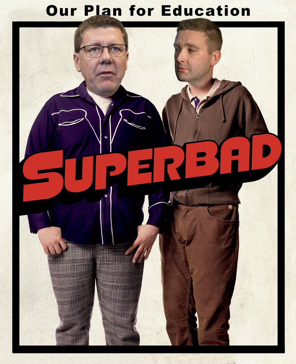 Jasonsand's tweet photo. Our plan for education - Superbad @SaskTeachersFed @PremierScottMoe @jeremycockrill https://t.co/mYTYXwfdSb