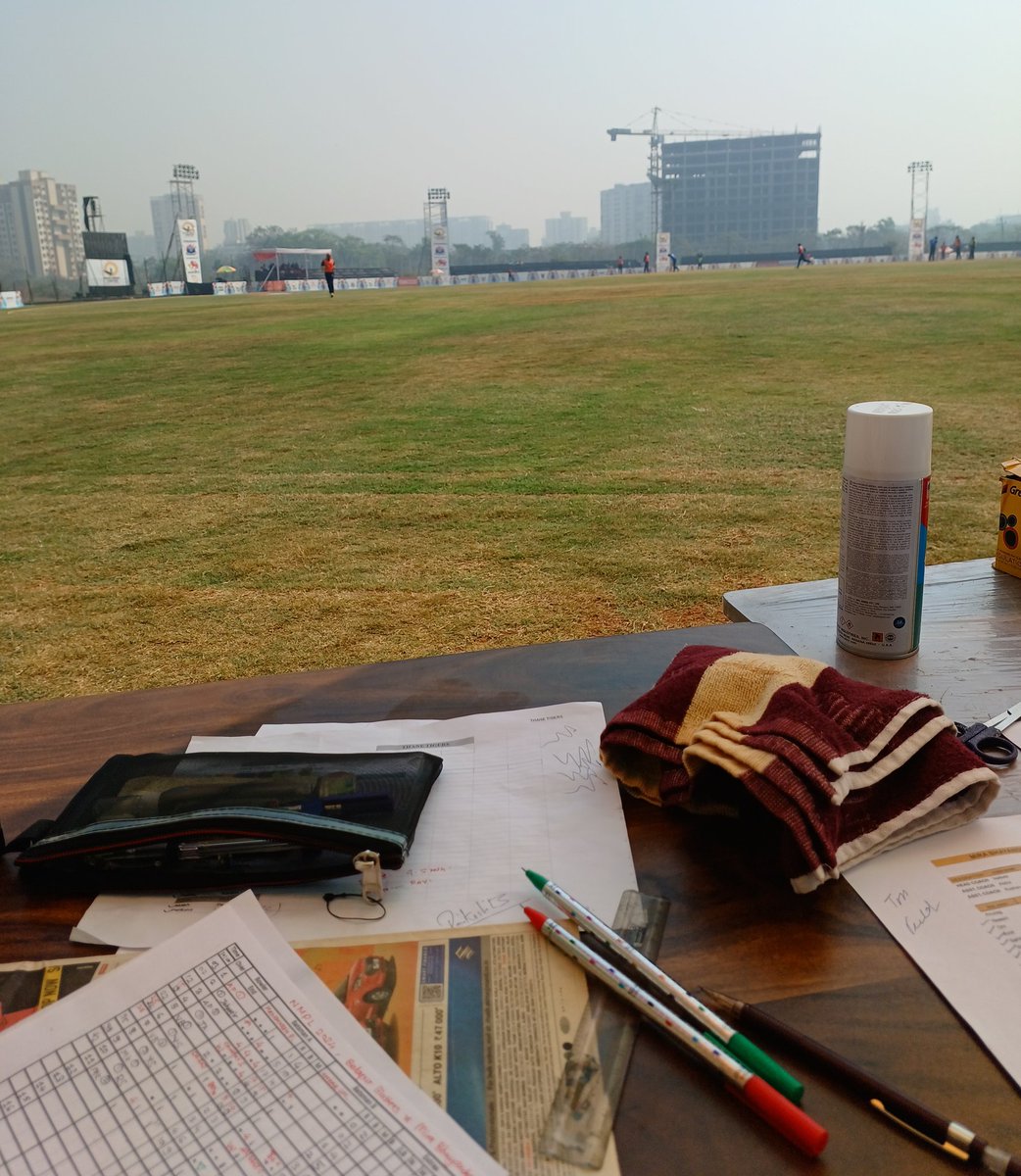 Oam_16's tweet photo. I was at the Navi Mumbai Premier League today! 🏏

It was fun to be a part of the game which I could see simultaneously being streamed on Fancode. 🤩

#NMPL https://t.co/W3YSLgQxxw