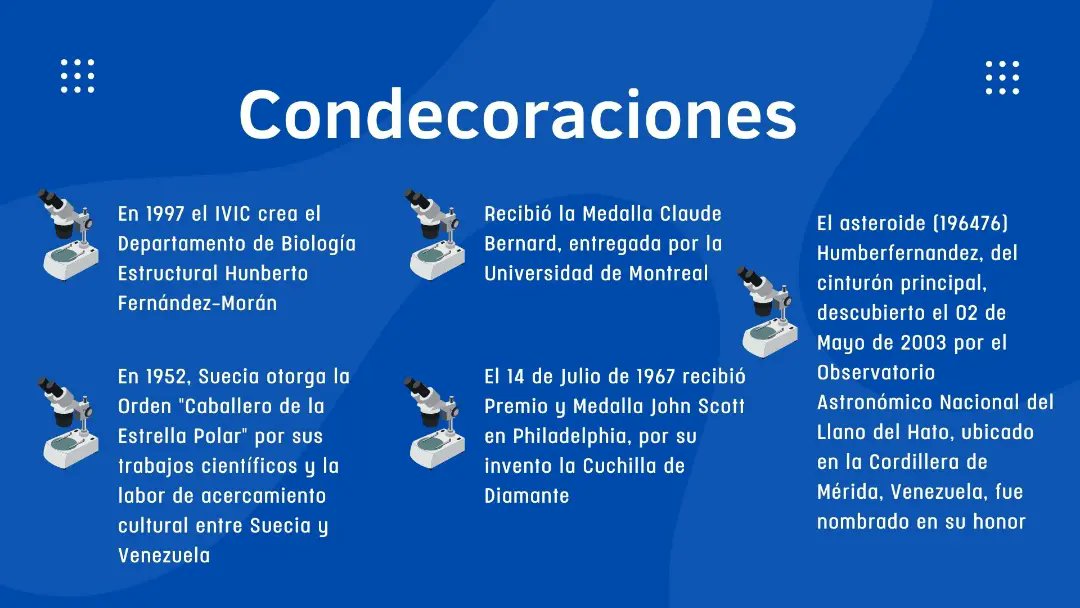 #18F 
| Fundación CIEPE celebra el día de hoy el Centenario de la Vida y Obra del Dr.Humberto Fernández - Morán (1924-2024) | 

🔬✔️Quien en su trayectoria fue el inventor de la cuchilla de diamante y de técnicas de ultramicrotomía✔️🔬

#100AñosFernándezMorán