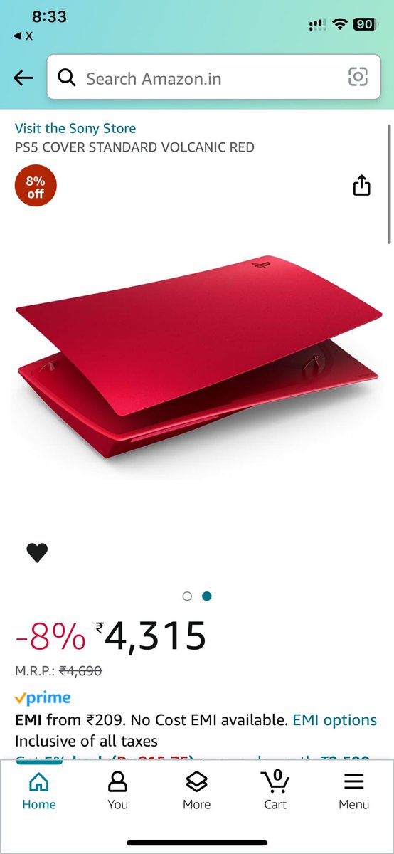 VinayakSoni07's tweet photo. PS5 Console Cover Standard Edition
Deep Earth Collection
Now Available!
H/T @IndiaRestocks
Added to Wishlist
PS5 Accessories Wishlist - VS7 https://t.co/hnE6RzBXdv
#DeepEarthCollection #PS5ConsoleCovers https://t.co/xdsfEqE8UQ
