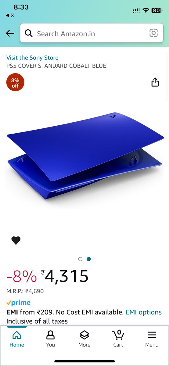 VinayakSoni07's tweet photo. PS5 Console Cover Standard Edition
Deep Earth Collection
Now Available!
H/T @IndiaRestocks
Added to Wishlist
PS5 Accessories Wishlist - VS7 https://t.co/hnE6RzBXdv
#DeepEarthCollection #PS5ConsoleCovers https://t.co/xdsfEqE8UQ