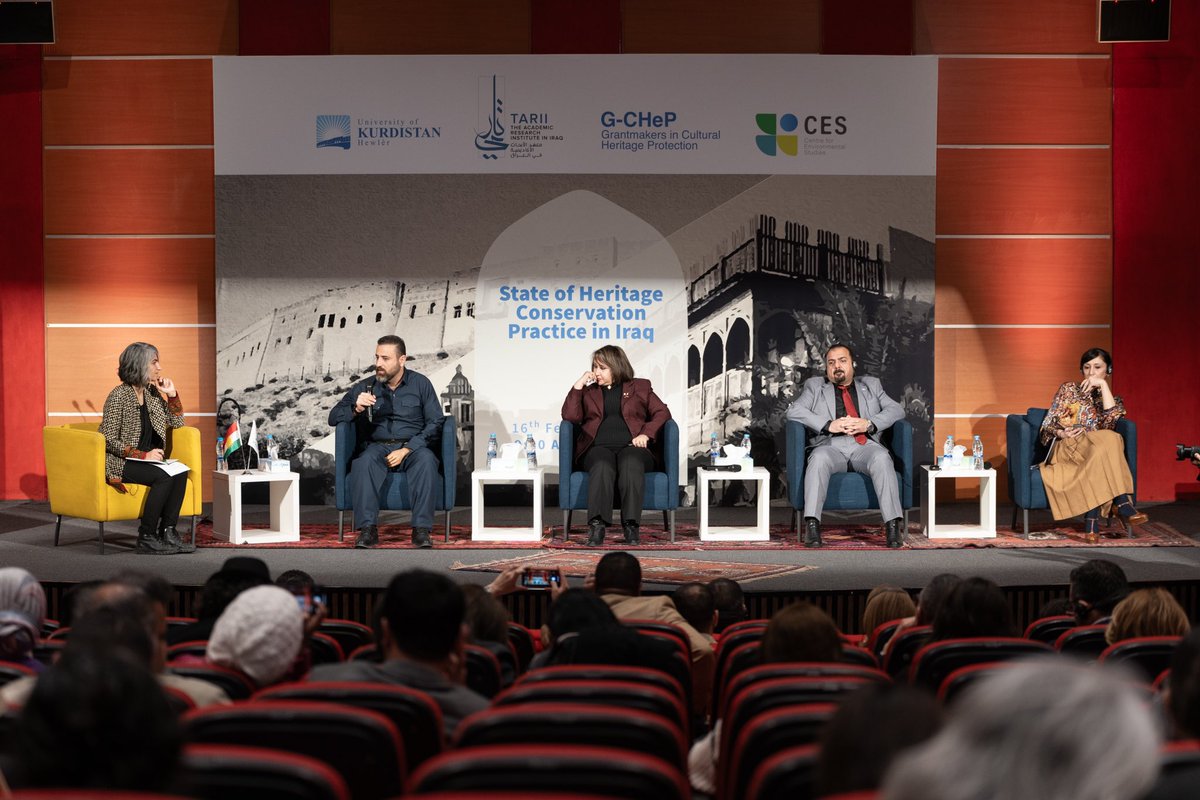 On Friday 16th February 2024, UKH Centre for Environmental Studies (CES) partnered with the Grantmakers in Cultural Heritage Protection (G-CheP) and <a href="/TARII_Iraq/">TARII</a> to organise a special full-day workshop and panel discussion titled “The State of Heritage Conservation Practice in