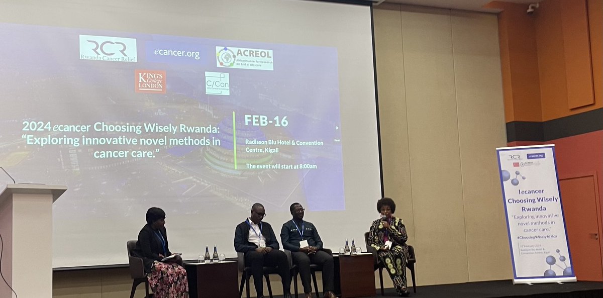 MedcancerRwa's tweet photo. Friday, 16th February 2024, #MedCancerRwanda members attended #eCancer Choosing Wisely Rwanda: "Exploring innovative novel methods in cancer care." We learned more from different speakers and ready to give back to community.
@ecancer @acreol_org @RwCancerRelief @ntizimira https://t.co/cpvOWhpBLo
