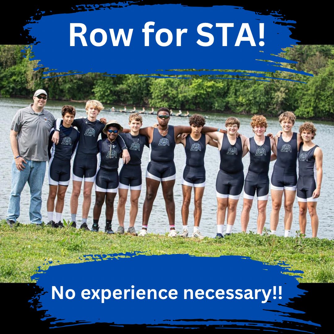 STArowingDC's tweet photo. Calling members of the Class of 2027! Freshmen crew tryouts begin this Tuesday (no experience necessary) Tryouts will be held February 20-22 on the bottom floor of the NCS Athletic Center from 3:30-5:15. Please see Mr. Haley, Ms. Libben, or email Coach Cosgrove with any questions https://t.co/jFiTBmzH2A