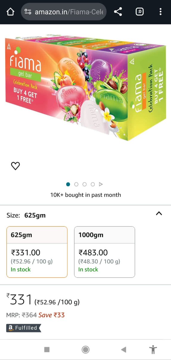 _UntoldLyrics's tweet photo. Shopping from Paytm ONDC means Guaranteed Lowest Prices. I just shopped pack of 5 #Fiama #Soap at lowest online price through #PaytmONDC
I paid total 215Rs
Other apps prices
Amazon-331
Zepto-268
BigBasket-359
@ONDC_Official is saving our money 💰😍
#BharatKaONDC #VocalForLocal https://t.co/Y337vuihdT