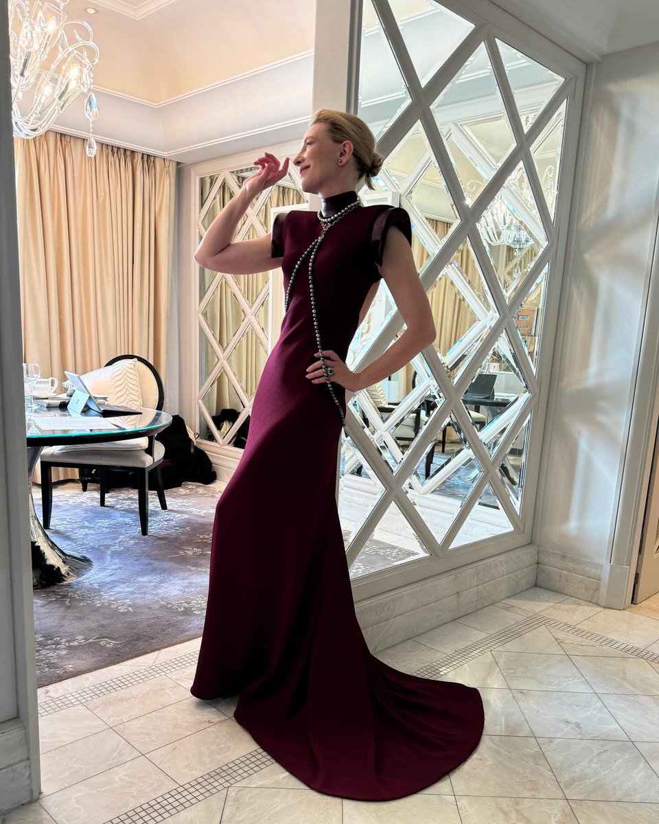 bbblanchett's tweet photo. Cate Blanchett for the 2024 BAFTA Film Awards!!!! https://t.co/Jy7ZRTVXpH