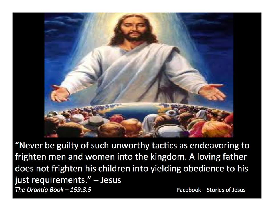UrantiaChurch's tweet photo. #Guilty #Frighten #Kingdom #Loving #Love #LovingFather #Father #FatherGod #GodtheFather #Jesus #Urantia https://t.co/u7eWN2tZO3
