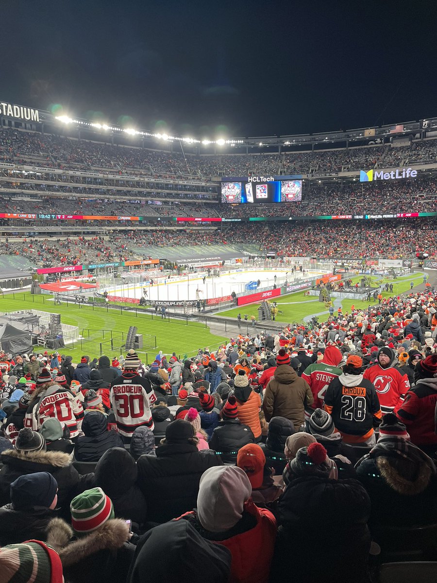 Couldn’t have said it better myself… the #NJDevils are now 3-0 in games I’ve attended… last night was a blast!