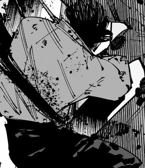 Go_Jover's tweet photo. Sukuna's world slash is shown to be passing through Yuta. Do you think Yuta is sliced in half? #JJK251 https://t.co/pwKsITL2pw