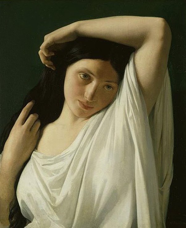 Jeune femme en buste, dite la Florentine, 1860 

🖌 #HippolyteFlandrin, worked and died in #Rome (1809-1864)

#ArtLovers #DonneInArte #Roma #ArteYArt #ArtiInRome #RomeIsUs

@Asamsakti @albertopetro2 @dianadep1 @redne2013 @LuciaTassan @angelicadisogno @artmajcar @yebosfaye