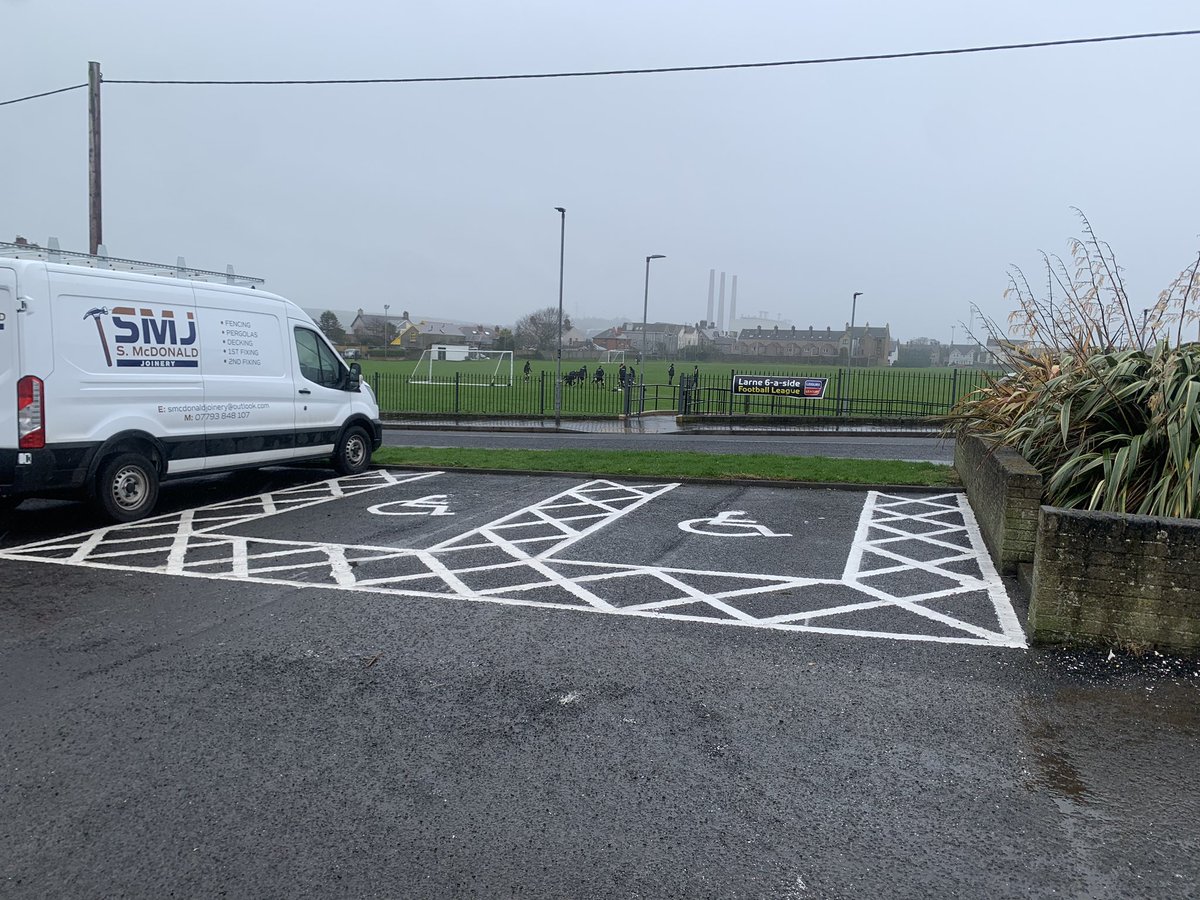 DannyDonnelly1's tweet image. Thanks to @mea_bc for adding these additional disability spaces in the leisure centre car park in Larne to improve disability access to the Centenary Pavilion and Sandy Bay. #Accessability