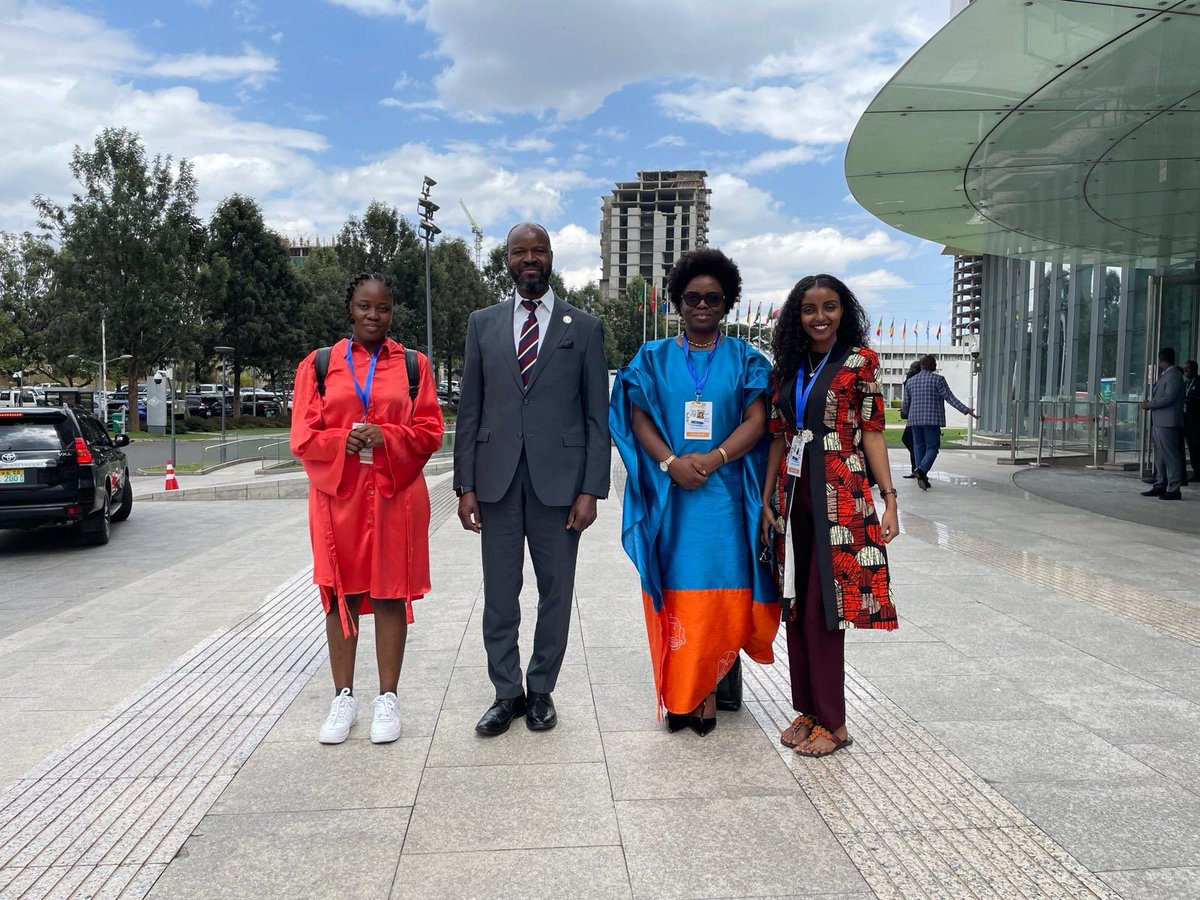 Hajaratu Makalay and Yordanos Alem, two youth leaders from Sierra Leone and Ethiopia accompanied me to the 37th Africa Union Heads of States Summit on Education. Their urgent call for meaningful and systematic participation of young people in all AU decision making acknowledged.