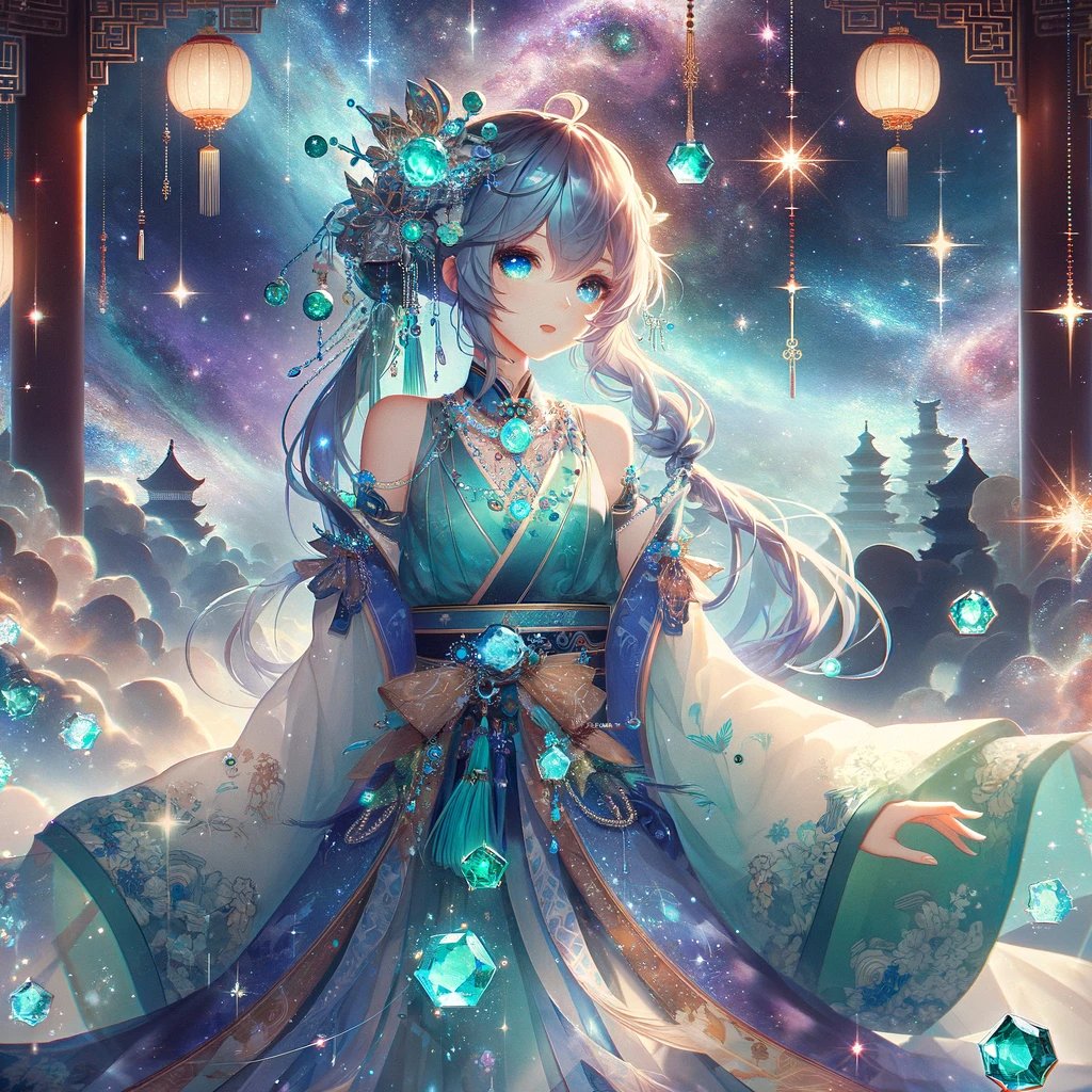 AIMG_ai_img's tweet photo. Galaxy Amazonit Girl
#AIart #AIイラスト #DALLE3 #dalle #Galaxy #aimg #animegirlkawaii #amazonit #animegirl https://t.co/LSkwWEp1VL