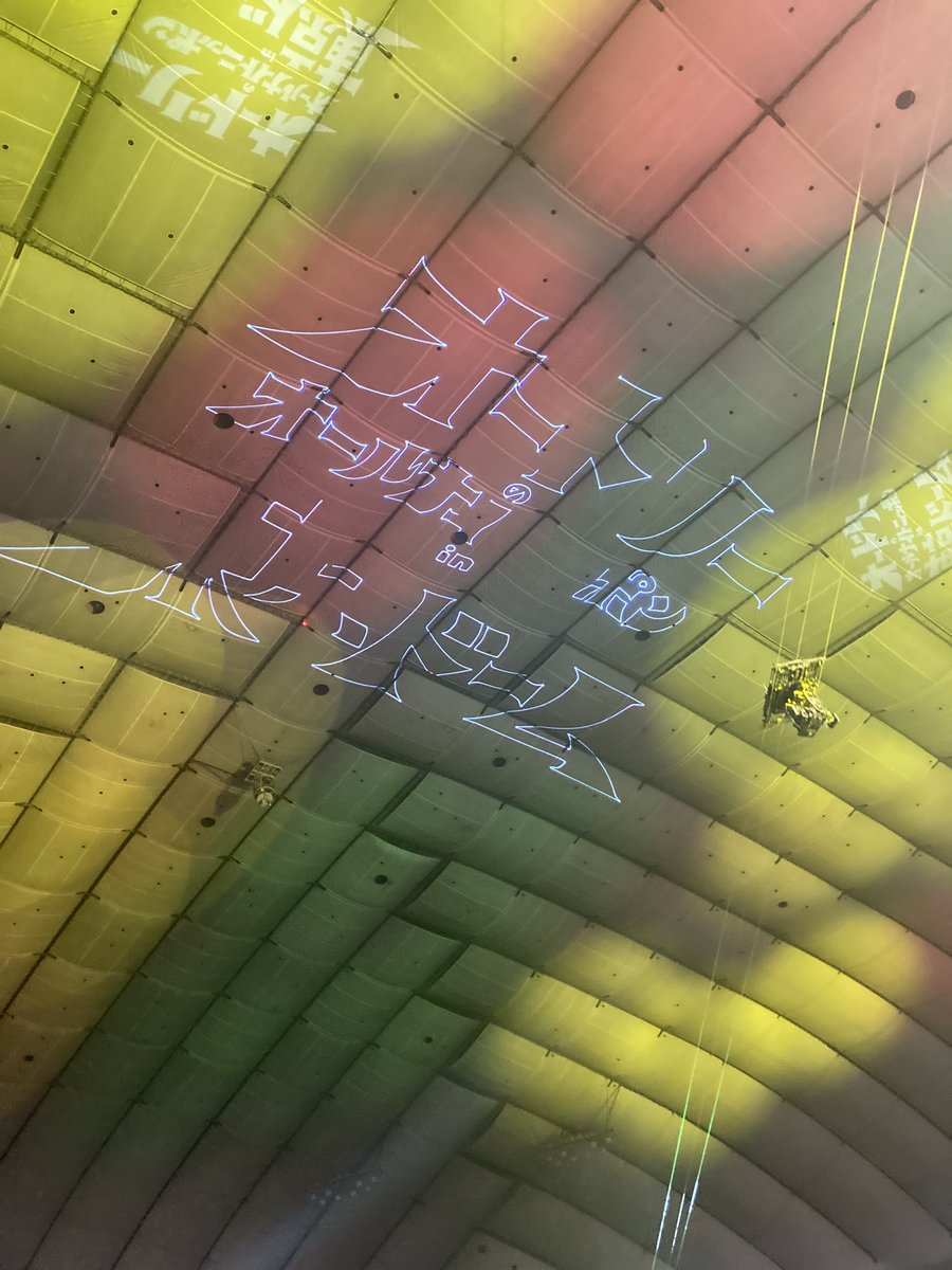 Ph3Ga's tweet photo. 初っ端のおともだちVTR・若林登場で感極まって、「このあと大丈夫かな」と思ったけど、そんな心配を笑いで吹き飛ばしても��った３時間半。

最高に‘トゥース’な時間でした。

 #オードリーANN東京ドーム https://t.co/KB1pFhszNk