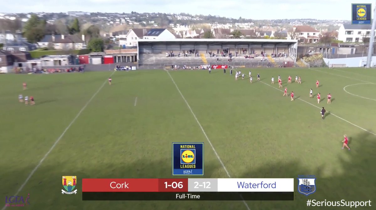 🤝Full-time in Pairc Ui Rinn, and it is <a href="/WaterfordLGFA/">Waterford LGFA</a> who come away with the win following a dominant performance.

<a href="/CorkLGFA/">Cork LGFA</a> 1-06 : 2-12 <a href="/WaterfordLGFA/">Waterford LGFA</a>

#SeriousSupport | <a href="/lidl_ireland/">Lidl Ireland</a> | <a href="/LadiesFootball/">Ladies Football</a>