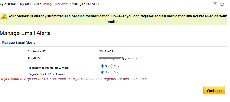 BidyadharPuri's tweet photo. Dear @pnbindia can you please tell me how many days does the bank needs to activate Register for Alerts on E-mail &amp; Register for OTP on E-mail. Its been already 5days I am waiting for this. Please do the needful. https://t.co/2vqt2xmXVN