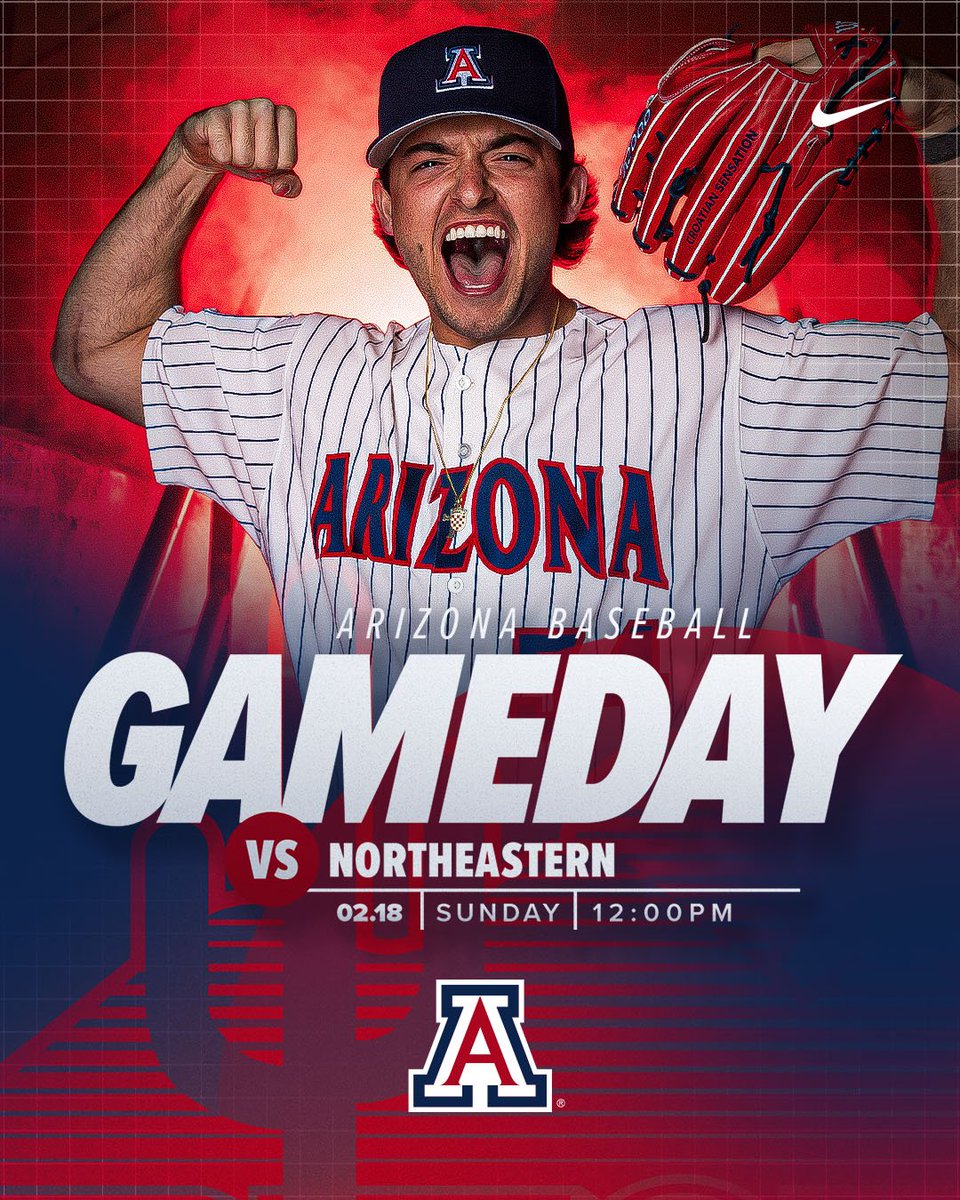 GAMEDAY, Chapter 3

🆚 Northeastern
🕛 12:00 PM MST
🏟️ Hi Corbett Field
🎟️ azcats.co/BSBtix
📊 azcats.co/LiveStats
💻 azcats.co/BSBstream