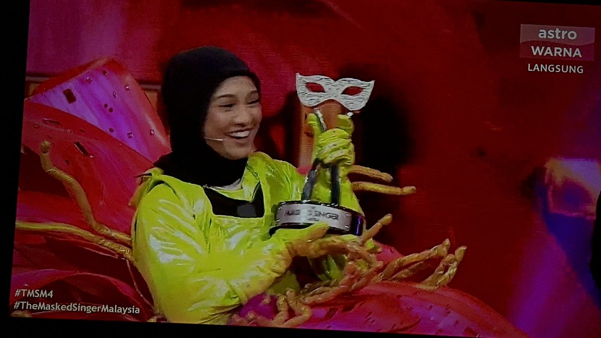 AzharAndiTahir's tweet photo. Teratai!!!! Nabila Razali 🫰🏻
5th Place

#TMSM4
#TheMaskedSingerMalaysia https://t.co/YiQuSVaKzz