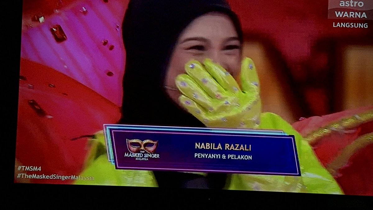 AzharAndiTahir's tweet photo. Teratai!!!! Nabila Razali 🫰🏻
5th Place

#TMSM4
#TheMaskedSingerMalaysia https://t.co/YiQuSVaKzz