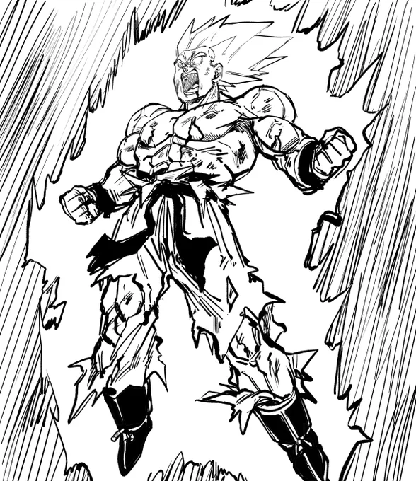 息抜きで久々に描きました 