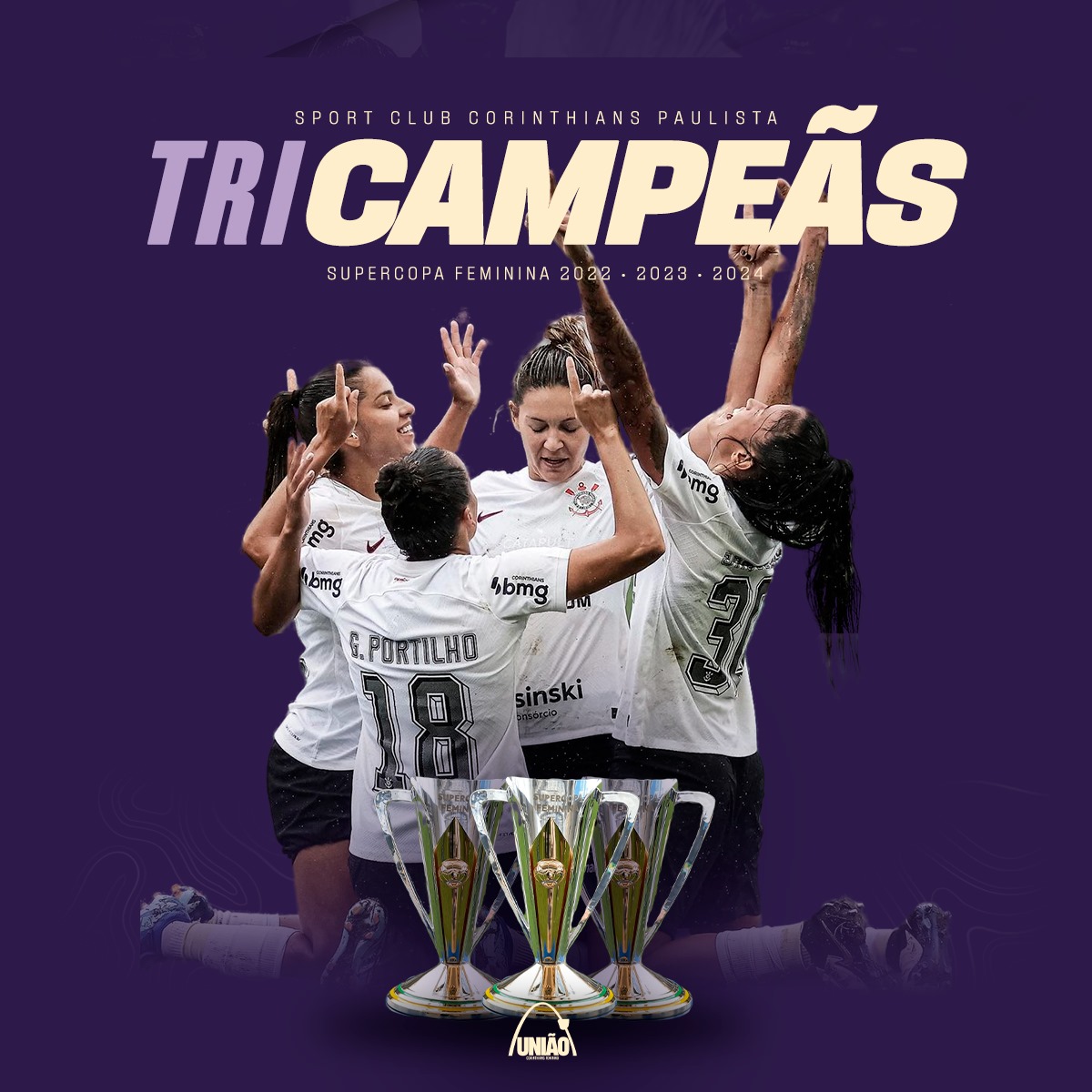 uniaosccpfem's tweet photo. ACAAAABOOOOOOUUUUUUU!!!! O CORINTHIAAAANS É SUPERCAMPEÃO DO BRASIL PELA TERCEIRA VEZZZZZ!!!!!!!!! VAMOOOOOOOOOOOO!!!!!! 💜💜💜💜💜💜💜💜💜💜 https://t.co/5uhKUbMqzn