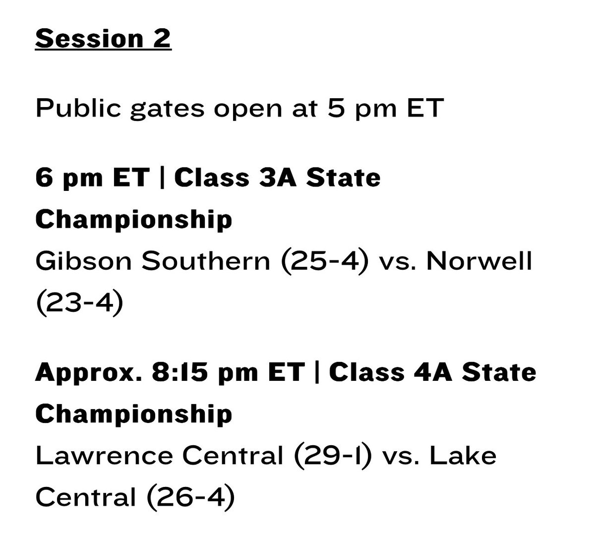 LC Athletics (@lcindians) on Twitter photo 🚨 ALERT 🚨
Calling all <a href="/lcfanssection/">LC Fan Section</a> -
The Athletic Department will be sending fan busses for the <a href="/LakeCentralGBB/">Lake Central Girls’ Basketball</a> State Contest, your only cost is your ticket into the contest and food! More Details will be provided by Tuesday.
Sign-ups begin Monday in the AD Office 🚨 ALERT 🚨
Calling all <a href="/lcfanssection/">LC Fan Section</a> -
The Athletic Department will be sending fan busses for the <a href="/LakeCentralGBB/">Lake Central Girls’ Basketball</a> State Contest, your only cost is your ticket into the contest and food! More Details will be provided by Tuesday.
Sign-ups begin Monday in the AD Office
