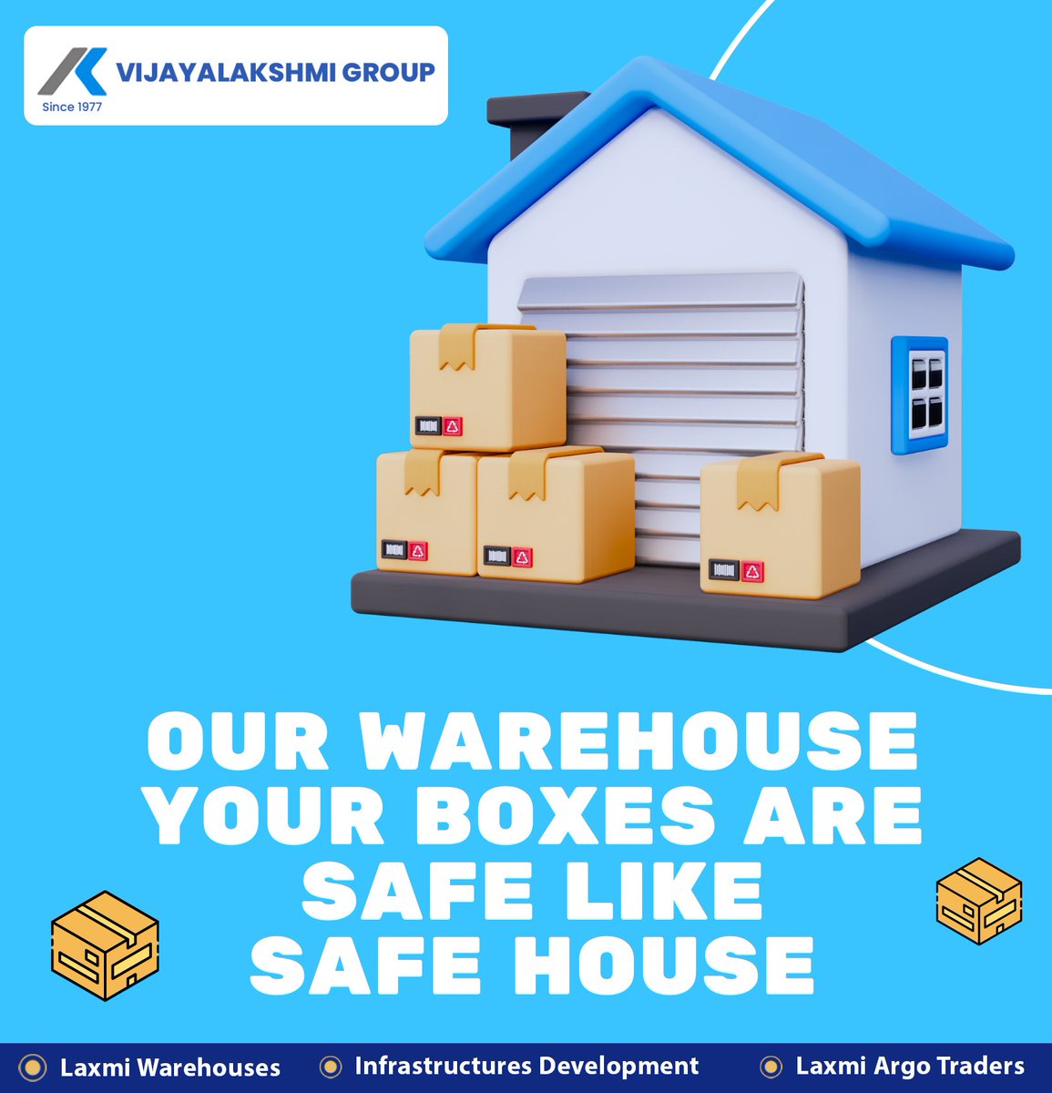 vijayalaks83498's tweet photo. ✅️Rest assured, our🏗️ warehouse keeps your boxes 📦 as secure as a safehouse. ✨ 🤗#WarehouseSecurity #BoxProtection #SafeStorage #StorageSolutions #SecureStorage #SafeWarehouse #WarehouseManagement #SecureShipping #PackageProtection #StorageFacility #vijayalakshmigroup https://t.co/1TD67Aa2pY