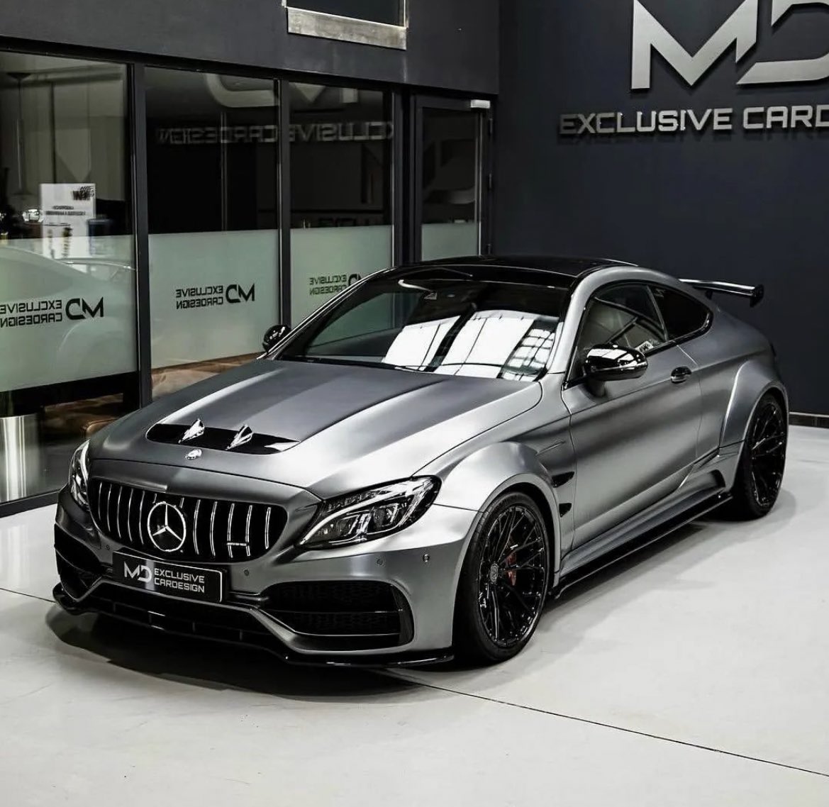 LuxuryCars365's tweet photo. Widebody Mercedes-AMG C63S ♠️ https://t.co/FWXfRwKSS5
